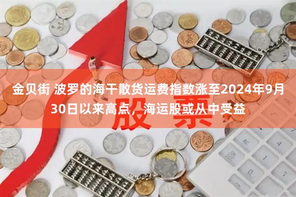 金贝街 波罗的海干散货运费指数涨至2024年9月30日以来高点，海运股或从中受益