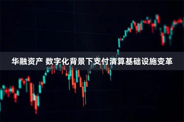 华融资产 数字化背景下支付清算基础设施变革
